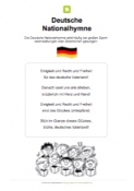 Arbeitsblatt: WM 2018 - Deutsche Nationalhymne