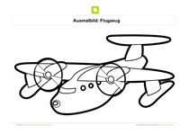 Ausmalbilder Flugzeuge Kostenlose Ausmalbilder