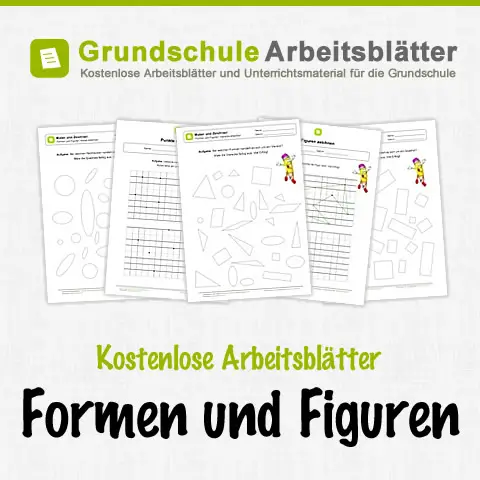 Formen Und Figuren Kostenlose Arbeitsblatter