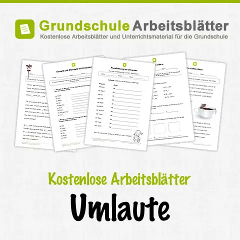 Umlaute Kostenlose Arbeitsblatter